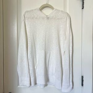 Avalin White Knit Hooded Sweater